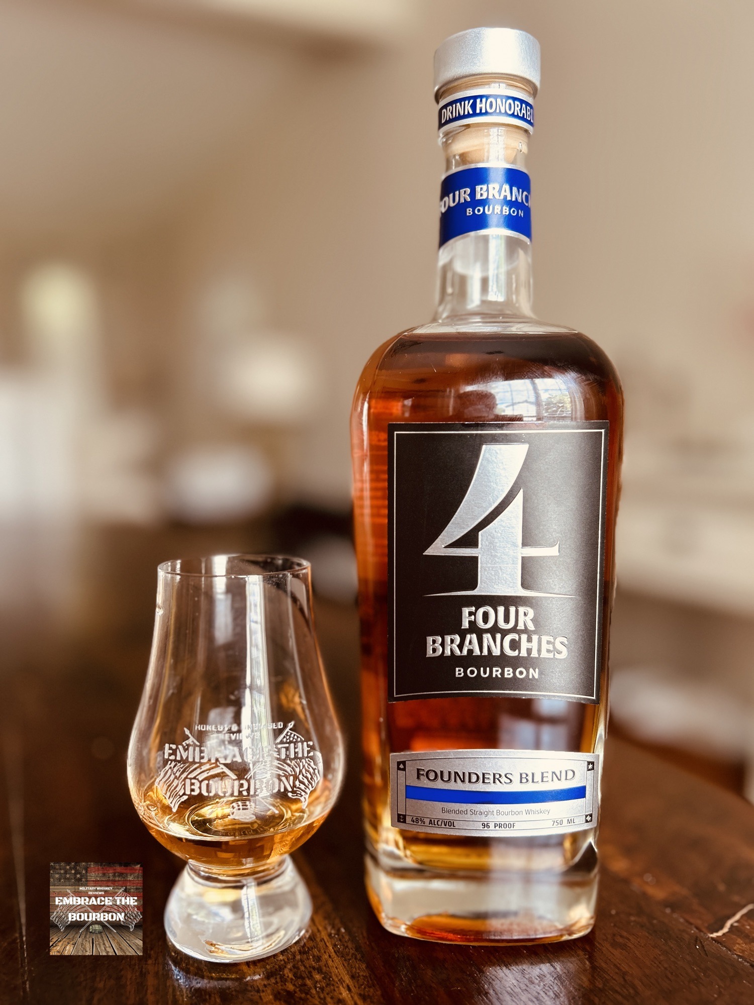 Military Bourbon Review: Four Branches Founders Blend