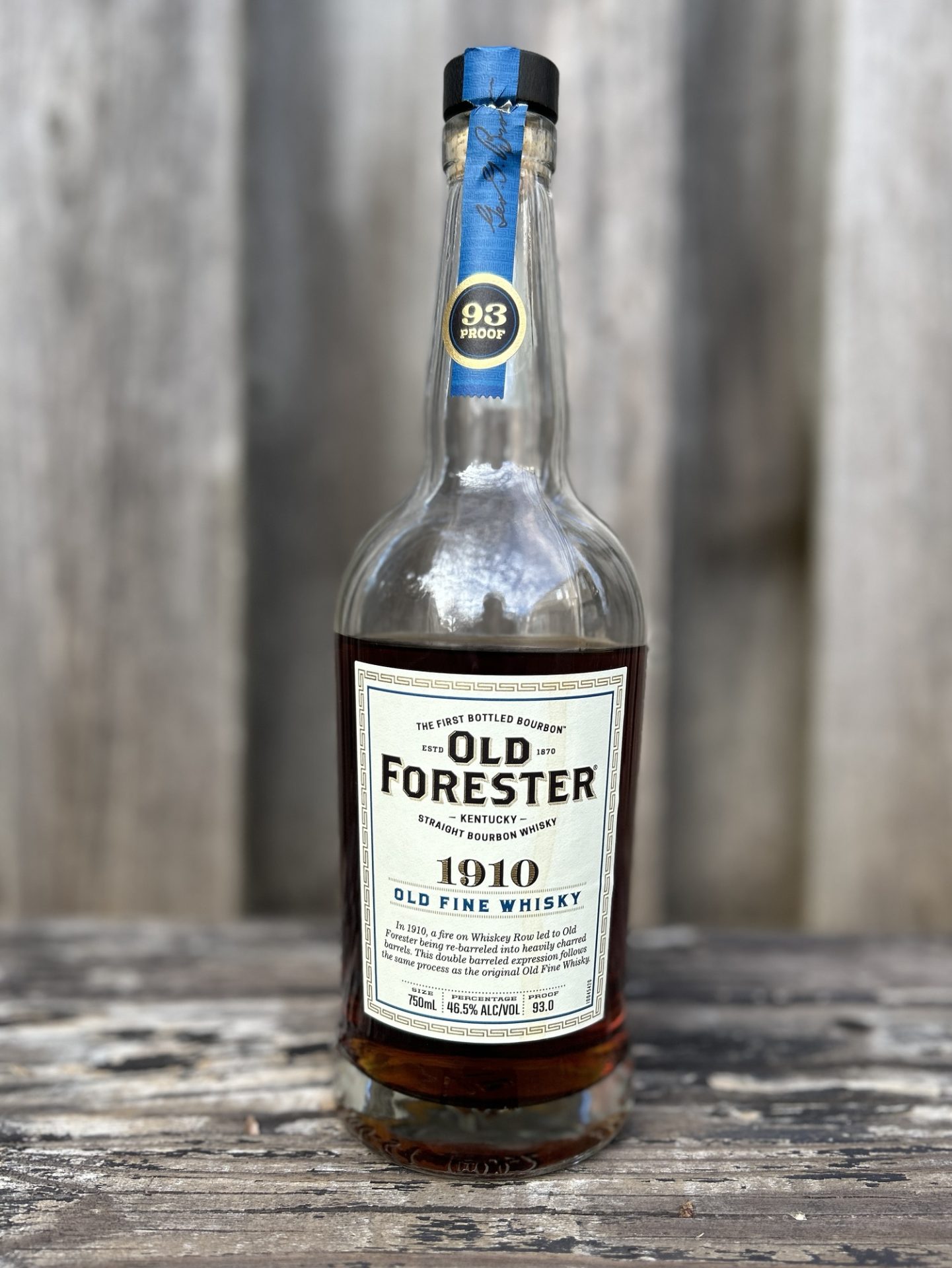 Military Bourbon Review: Old Forester 1910