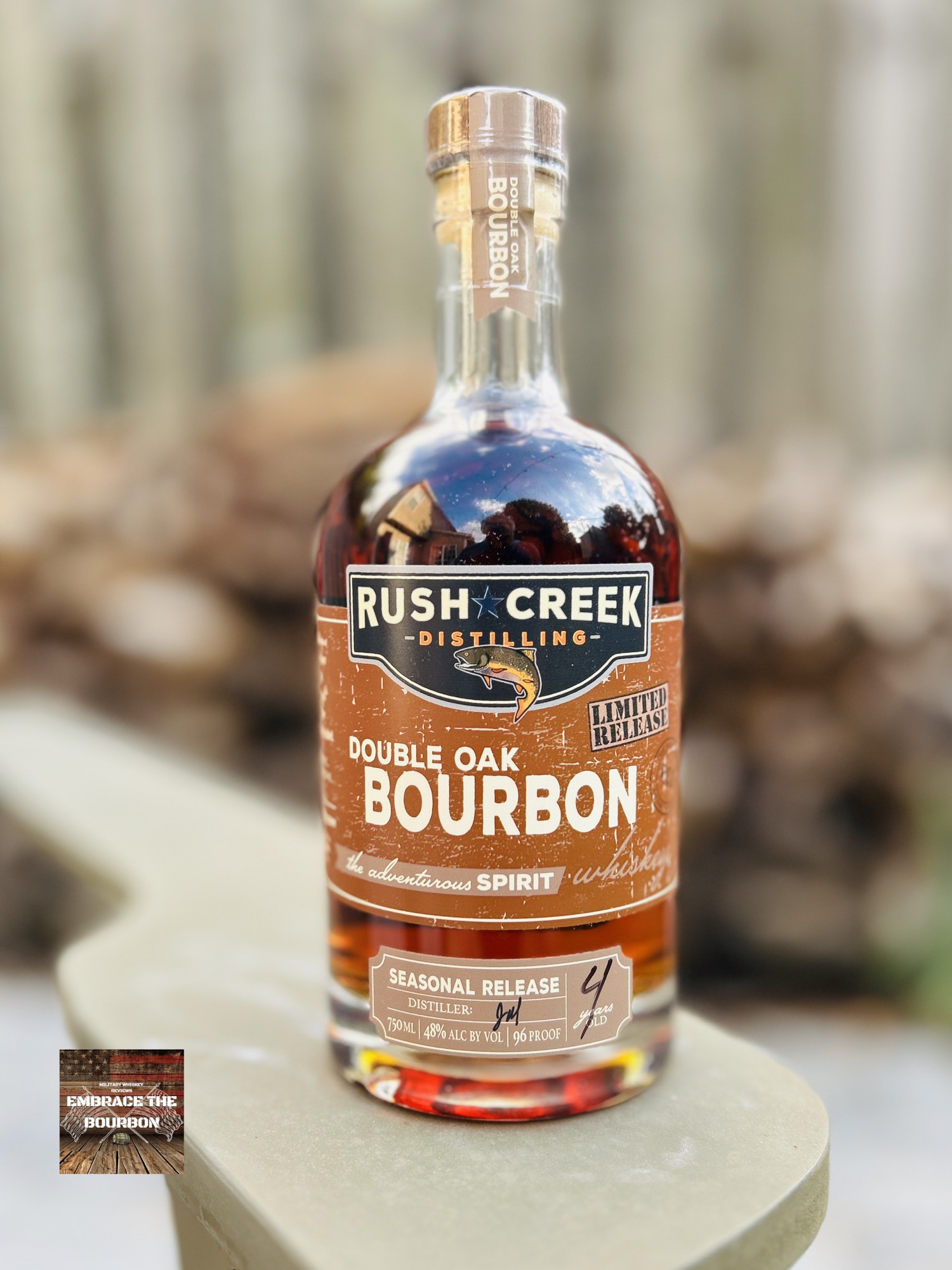 Military Bourbon Review: Rush Creek Double Oak Bourbon
